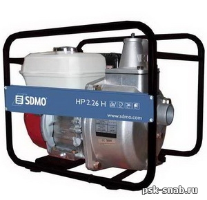 Мотопомпа SDMO высокого давления для пожарных нужд  НР 2,26 H