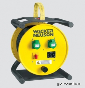 Электронный преобразователь частоты и напряжения с кабельным барабаном Wacker Neuson  KTU 2 / 042 / 200W