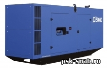 Стационарная дизельная электростанция SDMO V500K-IV в шумозащитном кожухе модели 229