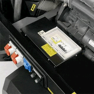 Дизельный компрессор с генератором